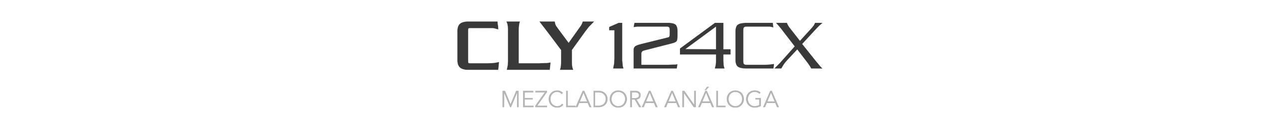 CLY124CX CLY124CX MEZCLADORA ANÁLOGA